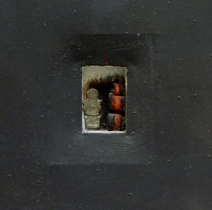 Από την ενότητα «Το παράθυρο της εικόνας», μικτή τεχνική, 1991, 50x50
