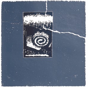 «Το τρίτο χώρισμα της πέτρας» πετρογραφία με δύο χρώματα, 1991, 50x50